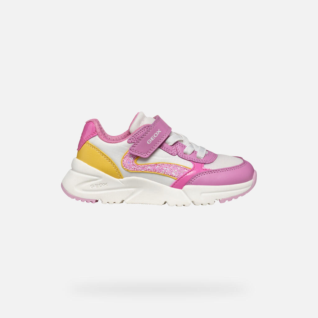 Baskets Fille LOFTUS GIRL Rose Foncé/Jaune 2/7