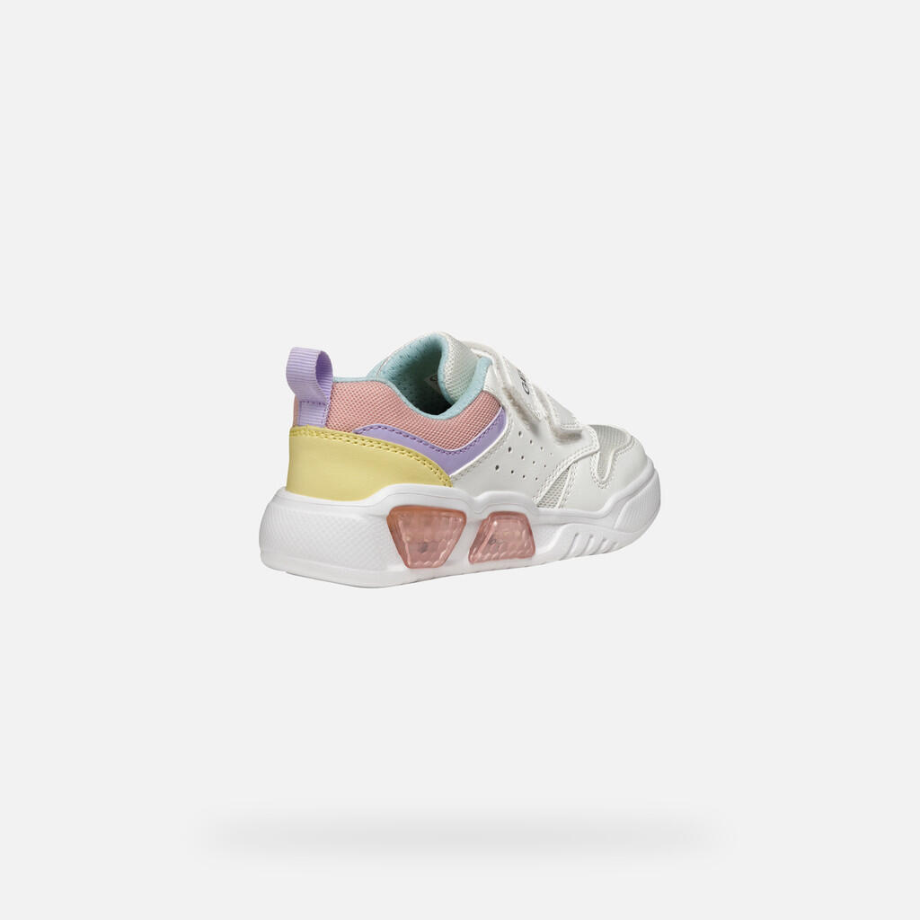 Baskets Fille ILLUMINUS GIRL Blanc/Multicolore 6/7