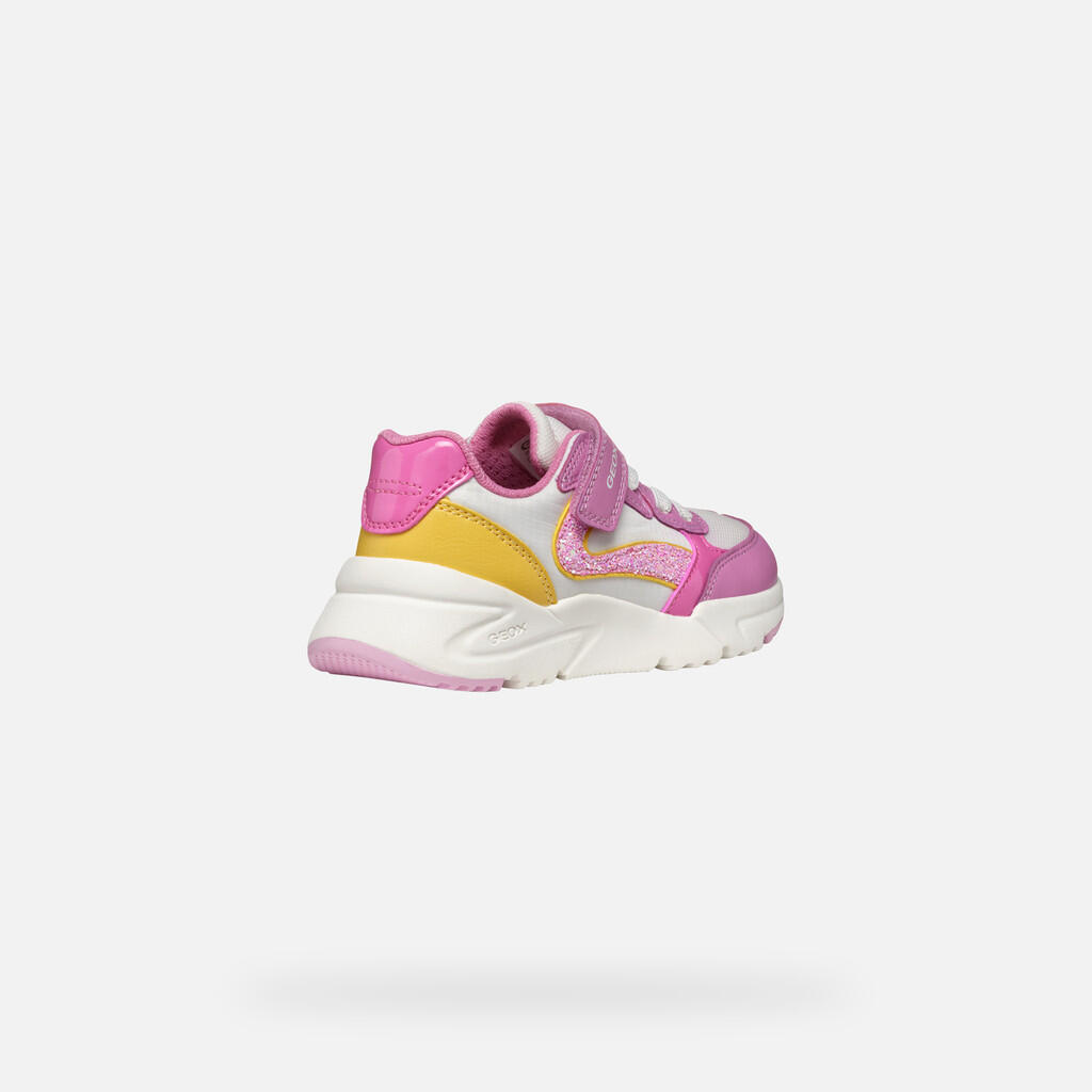 Baskets Fille LOFTUS GIRL Rose Foncé/Jaune 6/7