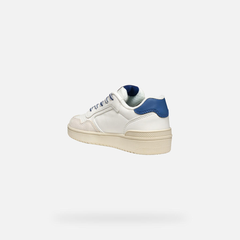 Baskets Garçon WASHIBA BOY Blanc/Bleu Marine 5/7