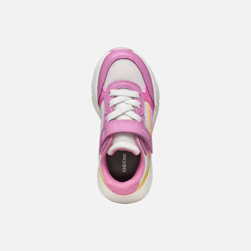 Baskets Fille LOFTUS GIRL Rose Foncé/Jaune 7/7