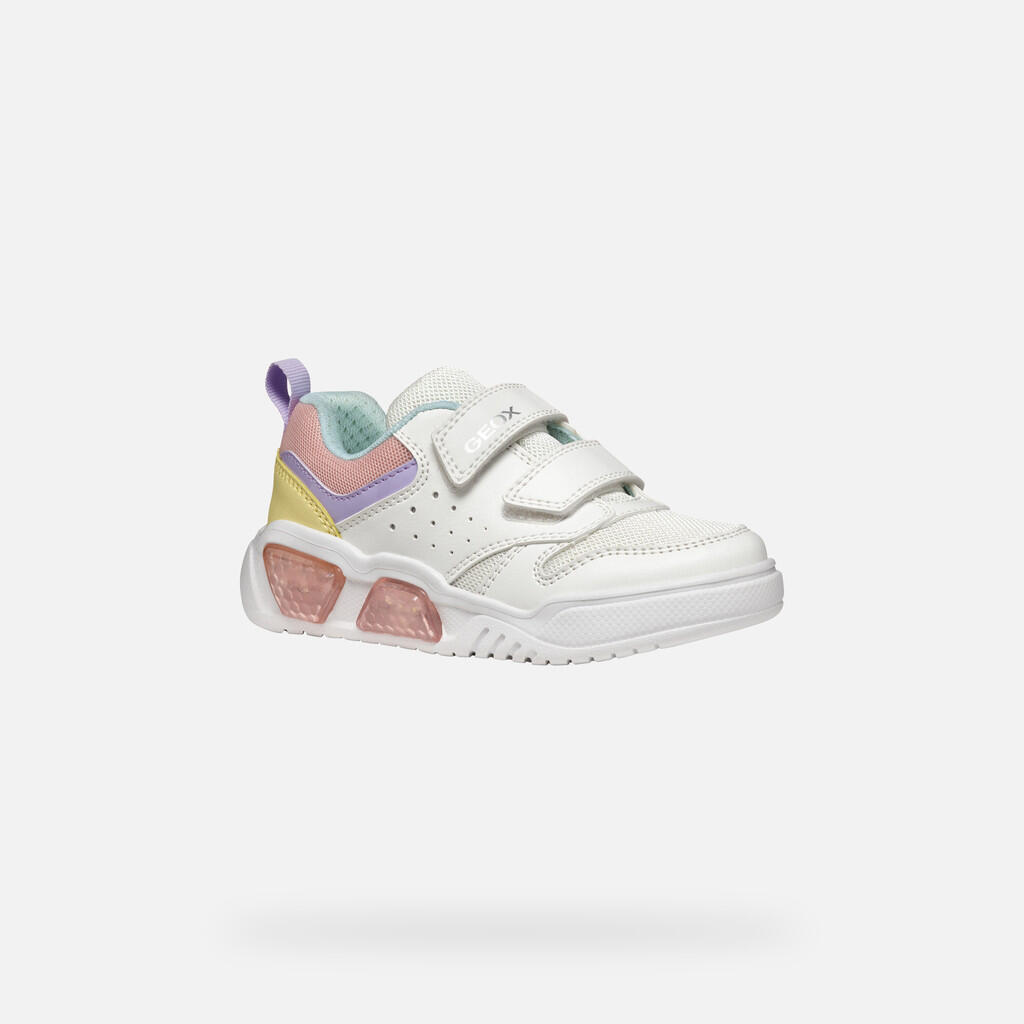 Baskets Fille ILLUMINUS GIRL Blanc/Multicolore 4/7
