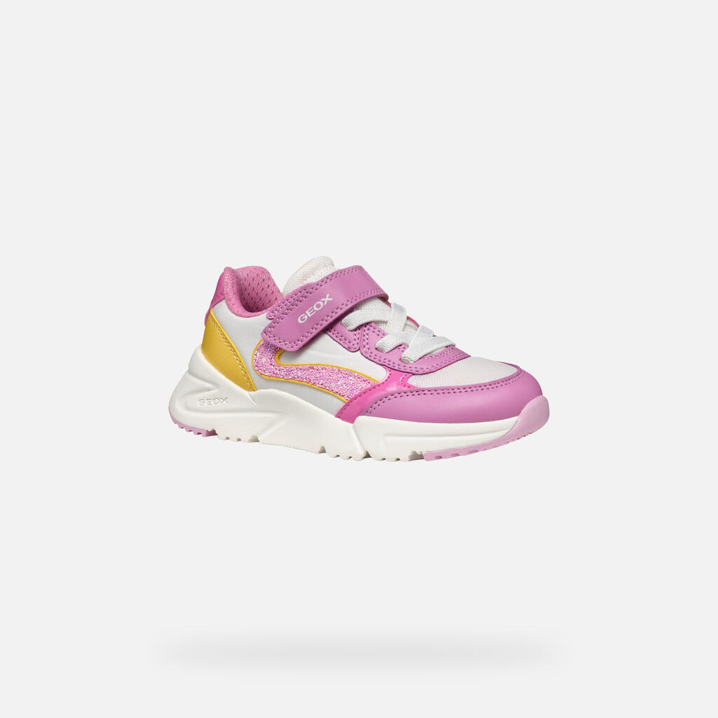 Baskets Fille LOFTUS GIRL Rose Foncé/Jaune 4/7