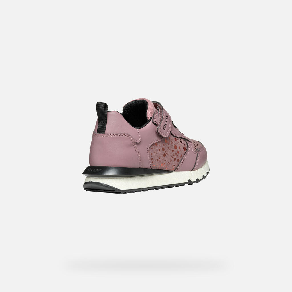 Baskets Fille J FASTICS GIRL Rose Foncé 6/7