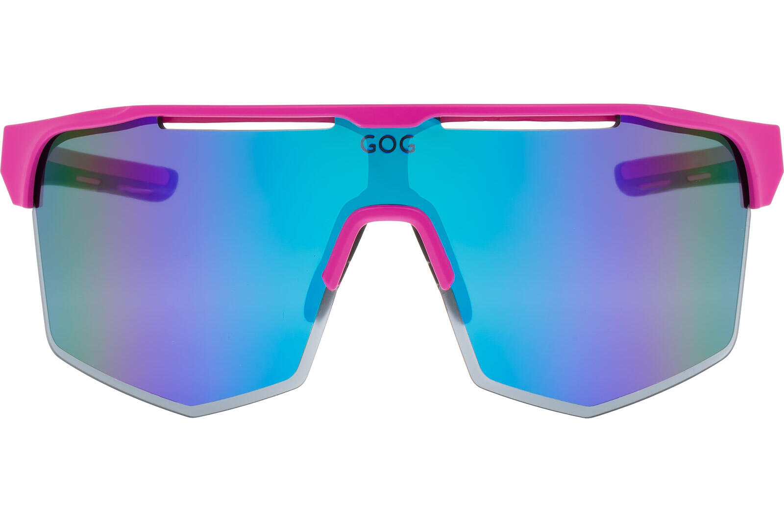 Okulary rowerowe GOG Athena - white/blue/matt neon pink 2/7
