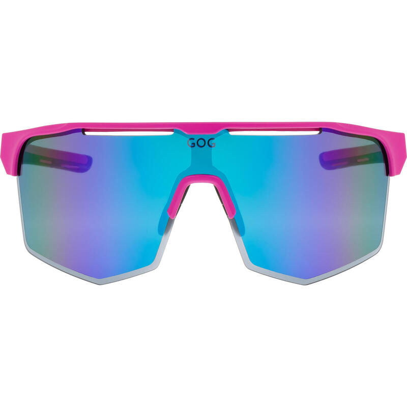 Okulary rowerowe GOG Athena - white/blue/matt neon pink