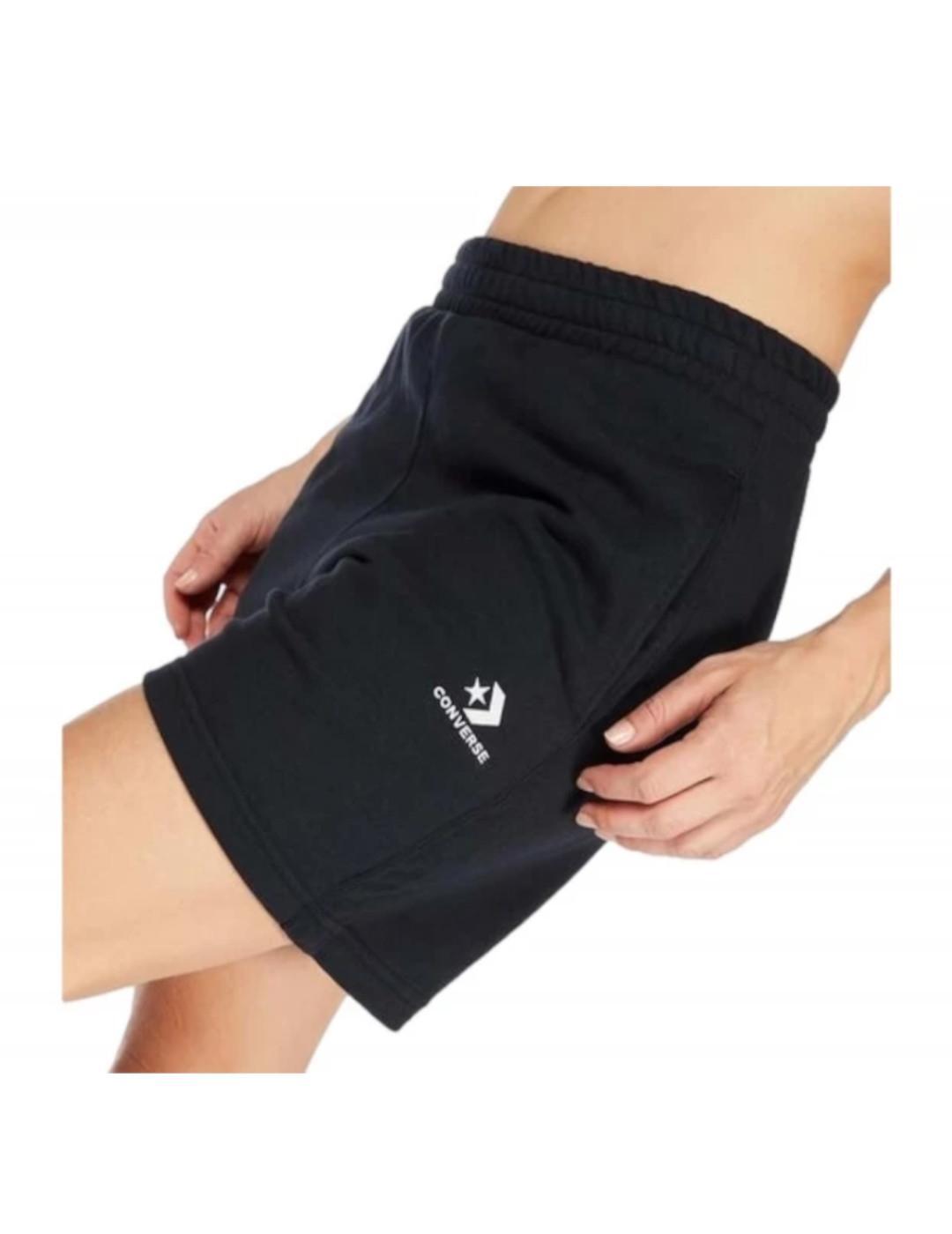Pantalones cortos para Mujer Converse Go-to star chevron Negro 2/3