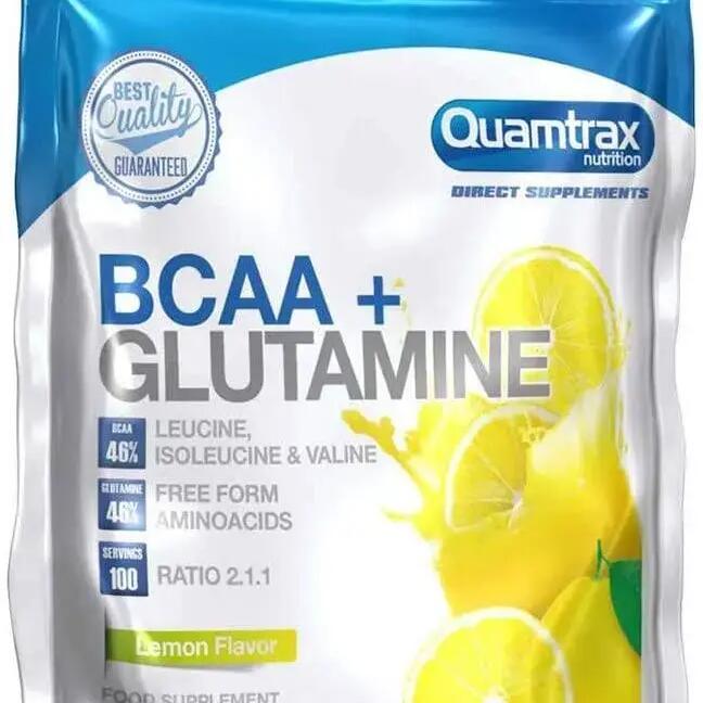 BCAA + Glutamine - 500 g Lemon Quamtrax
