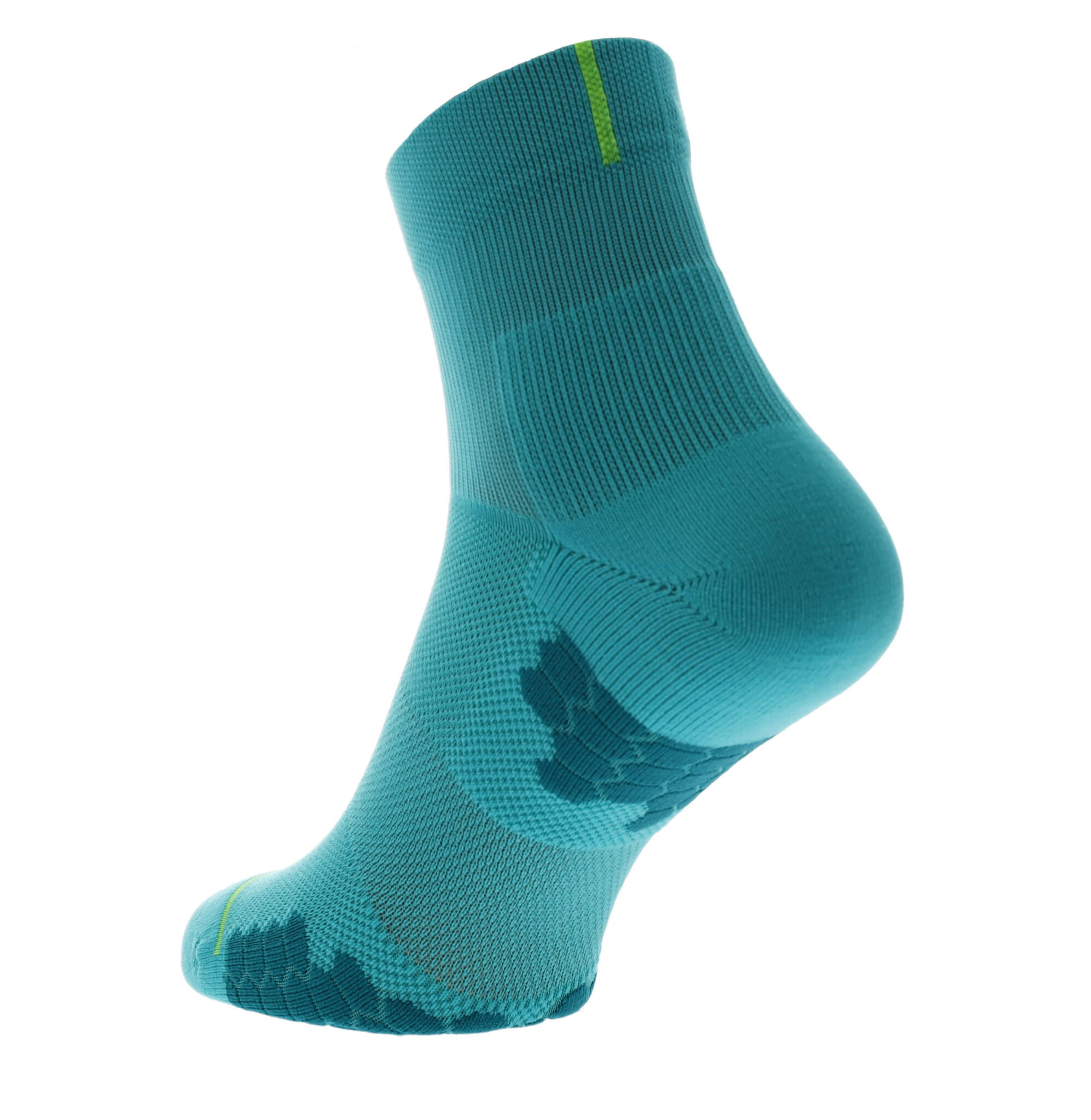 Trailfly Sock Mid - Teal / Purple 4/7