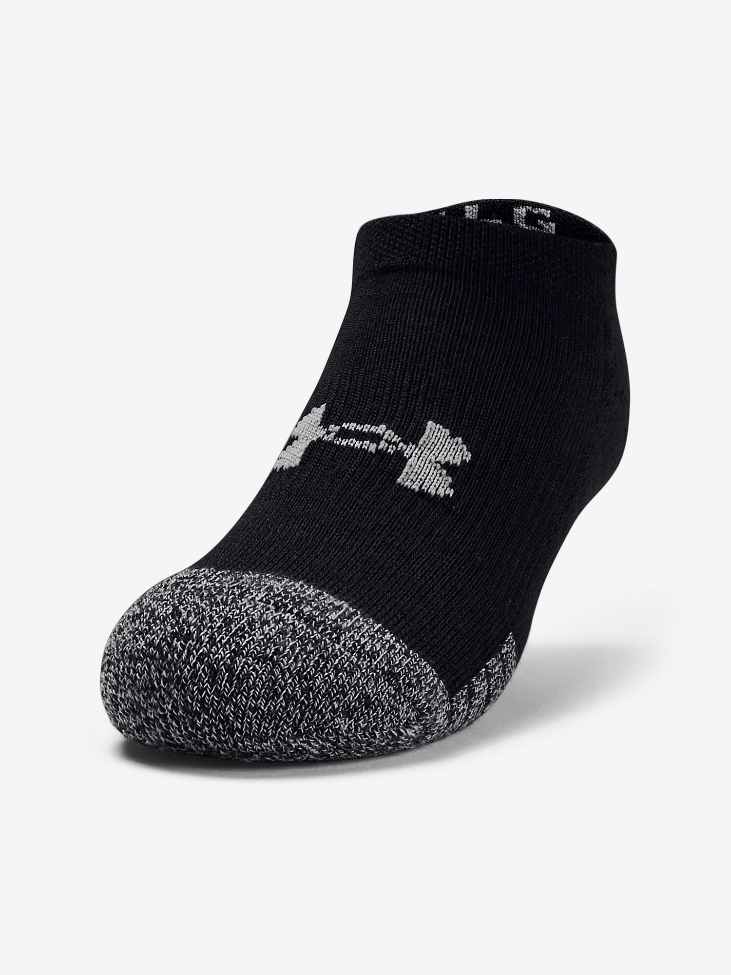 Calze nere per bambini Under Armour 3-Pack HeatGear No Show 3/3