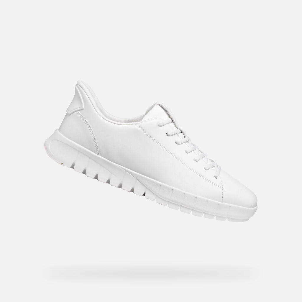 Geox - Baskets Homme Flextride Plus Man Blanc - Chaussures De Sport - Blanc - Decathlon