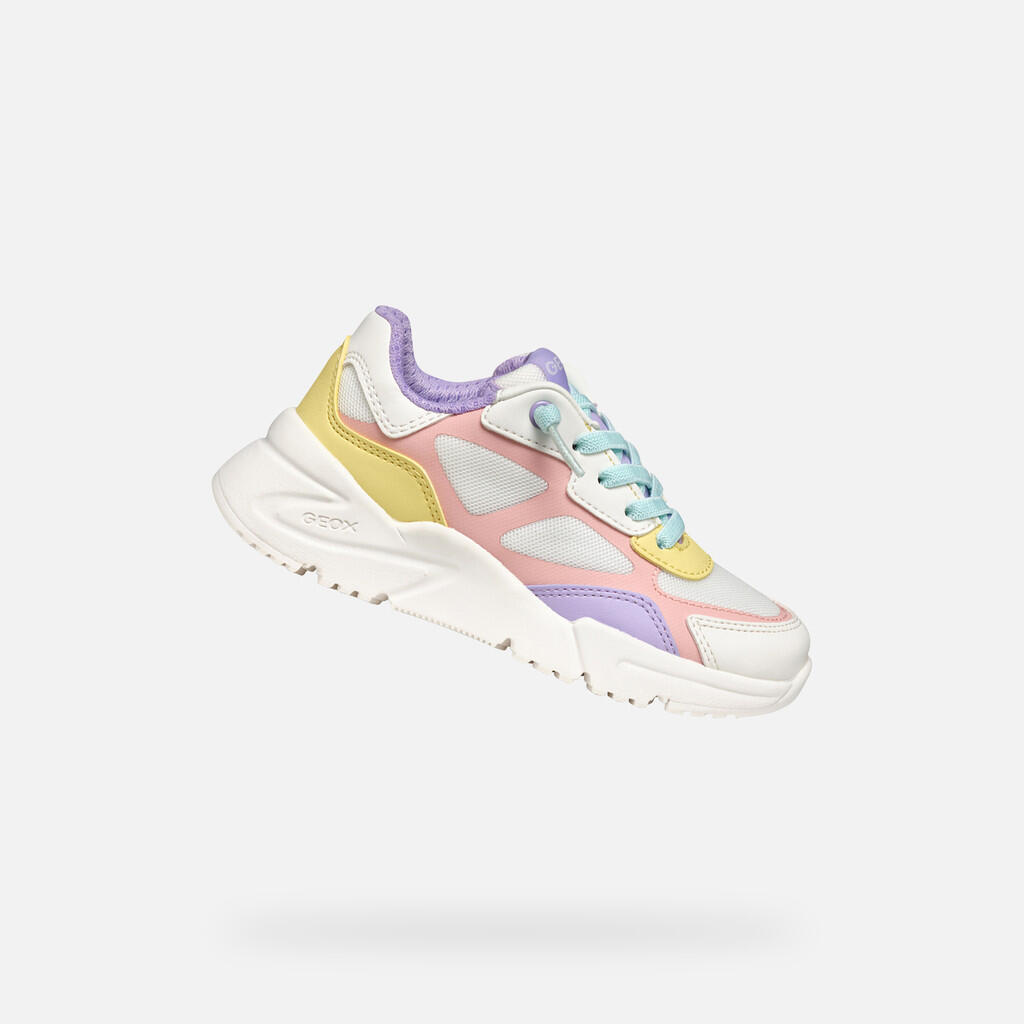 Baskets Fille J LOFTUS GIRL Blanc/Multicolore 1/7