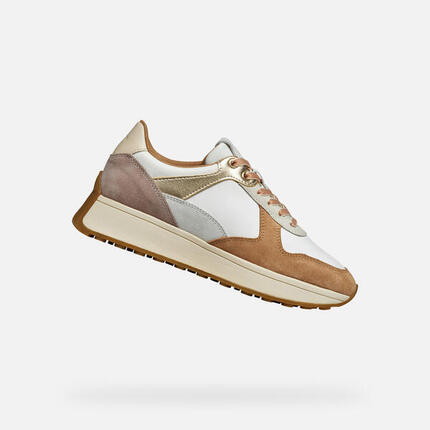 Baskets Femme AMABEL WOMAN Beige Clair/Blanc Cassé