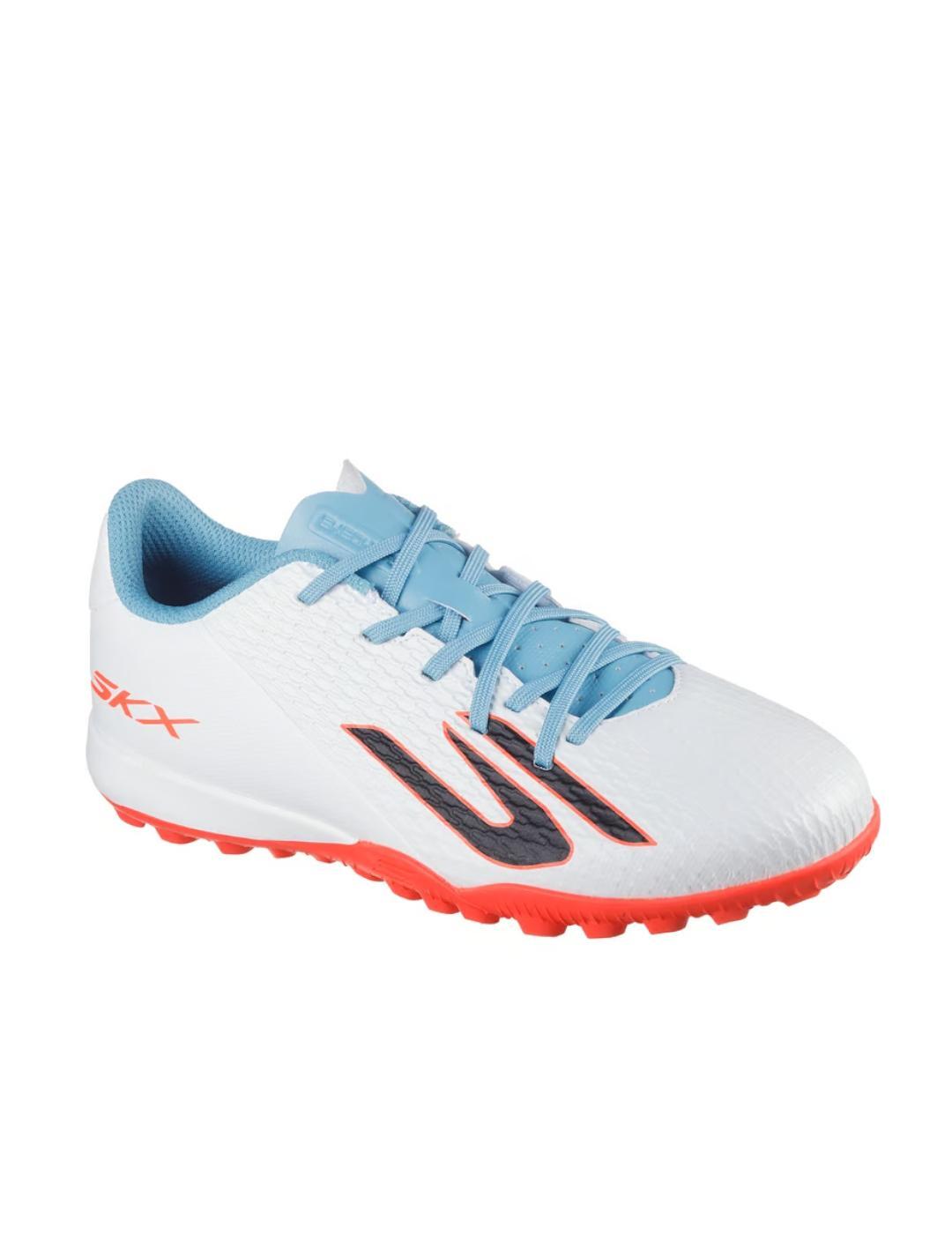 Chaussures à crampons pour enfant Skechers skx_2 turf Blanc 3/6