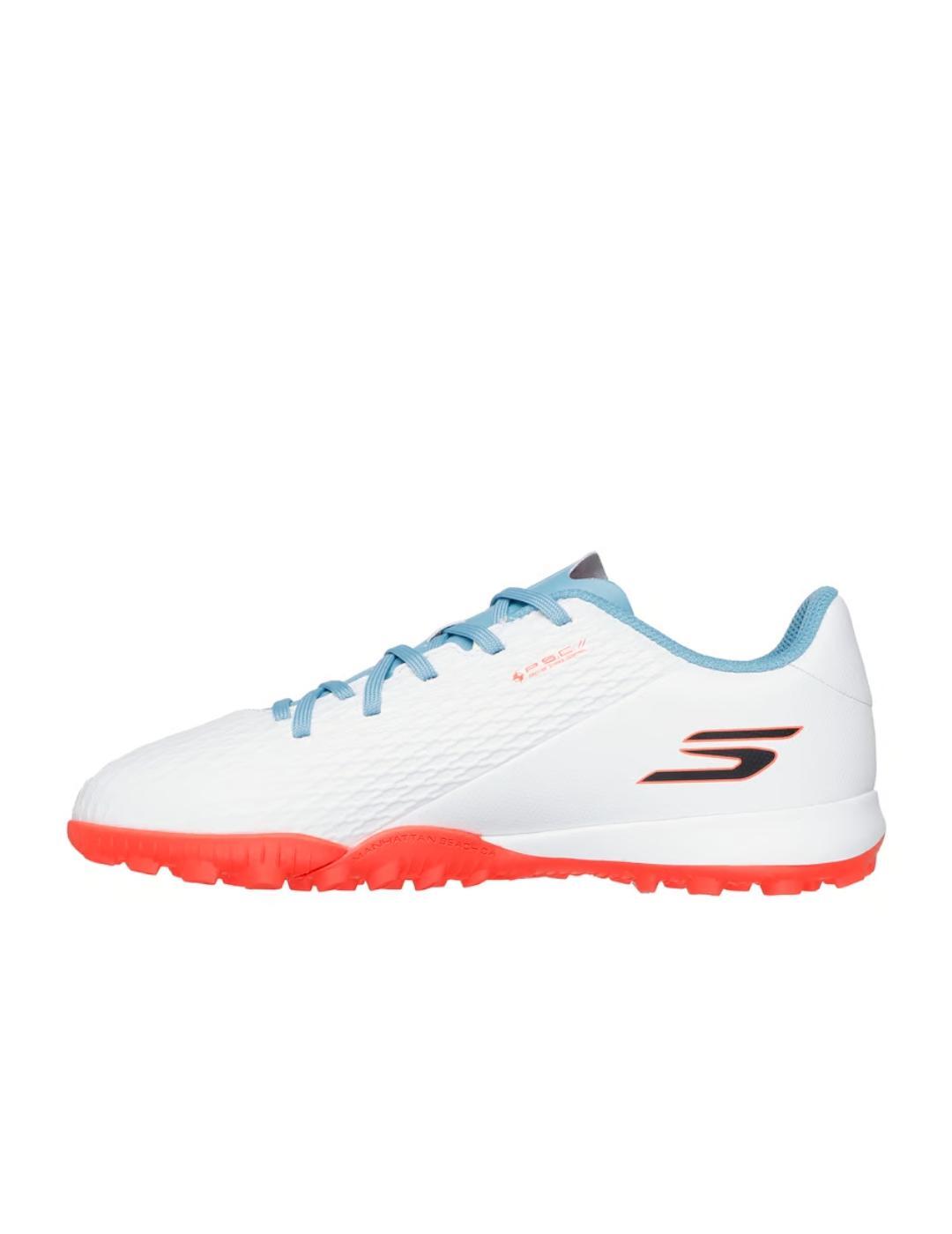 Chaussures à crampons pour enfant Skechers skx_2 turf Blanc 2/6