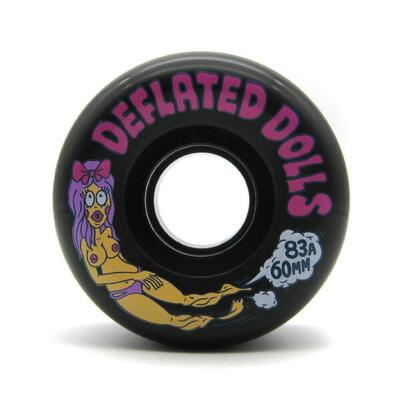 Set van 4 skateboardwielen hazewielen ontplofte poppen 2 60mm x 40mm 83a zachte
