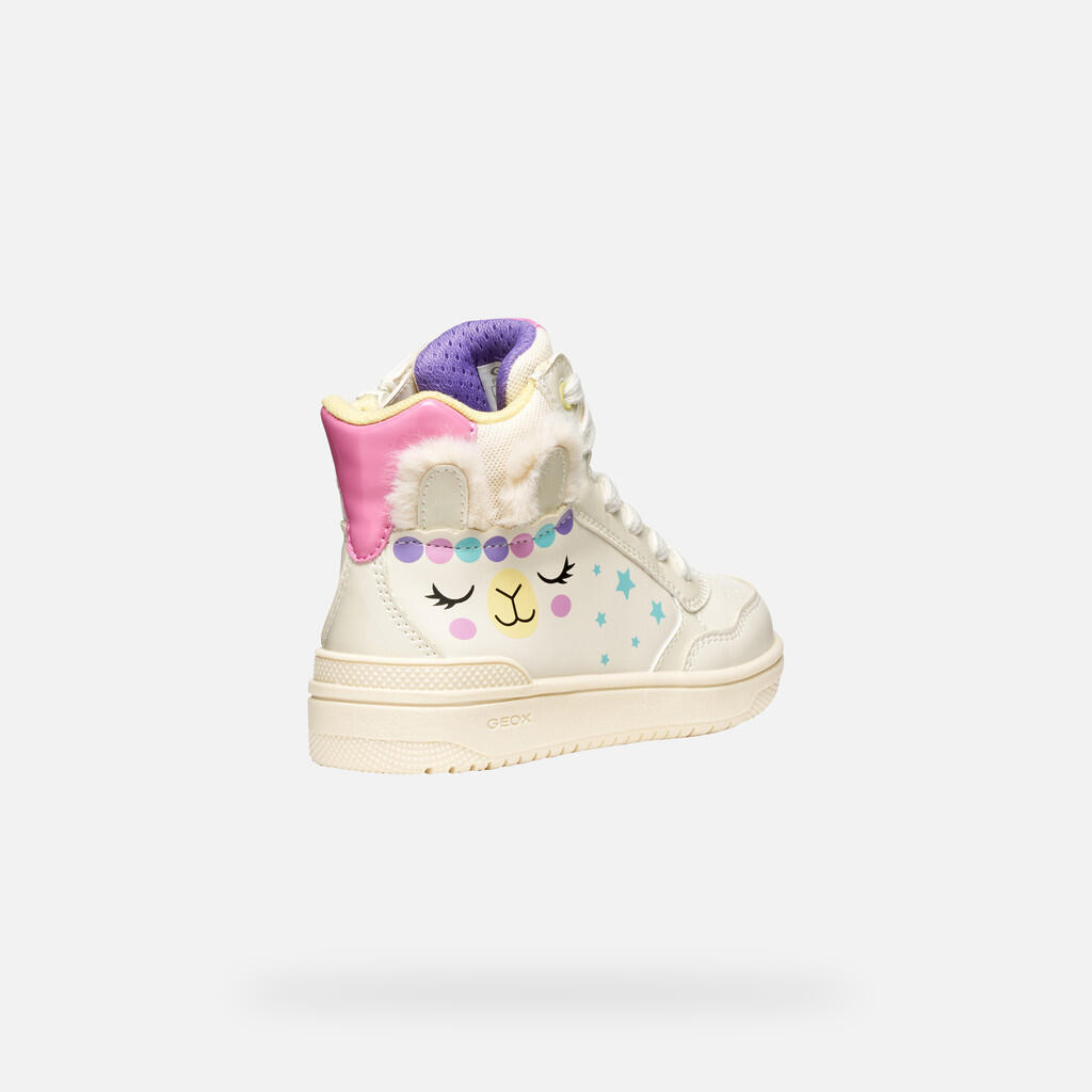 Buty GEOX J56HXE 0BCKN Biały 6/7