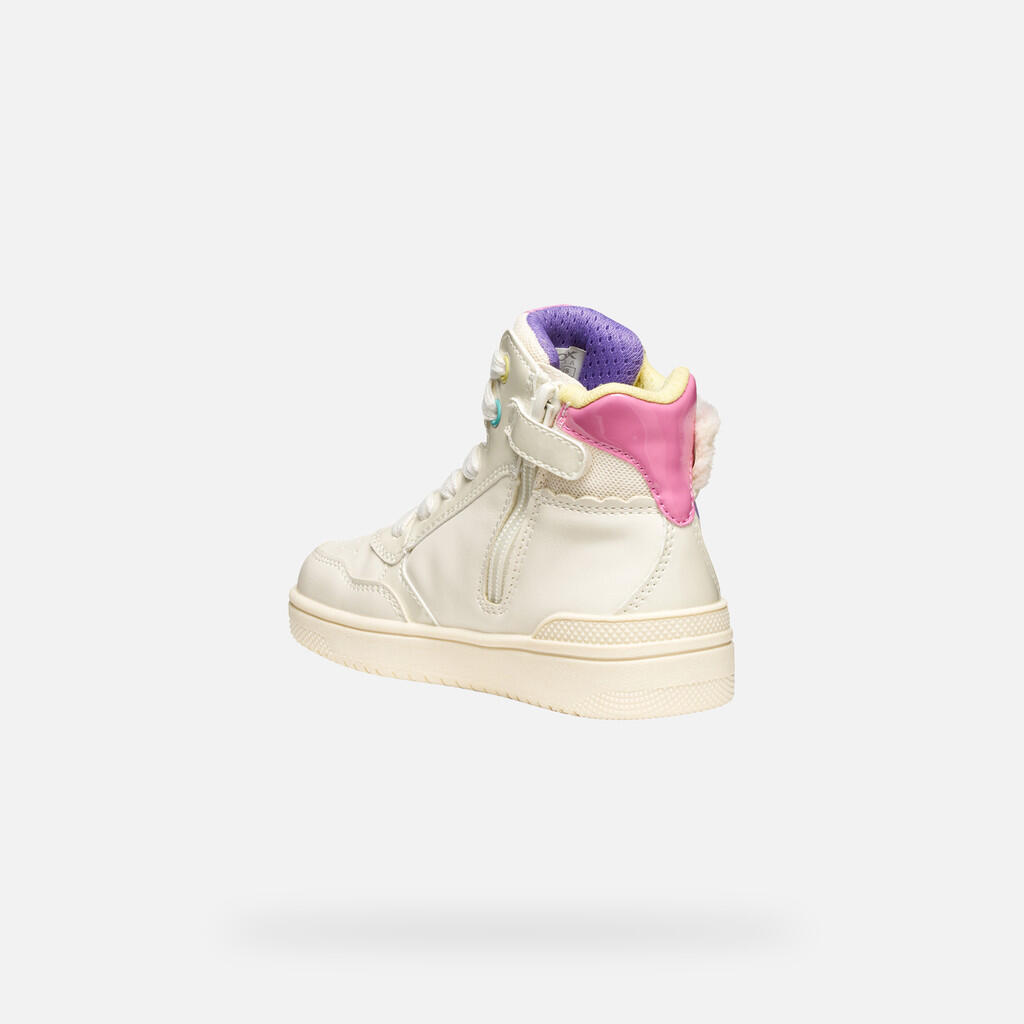 Buty GEOX J56HXE 0BCKN Biały 5/7