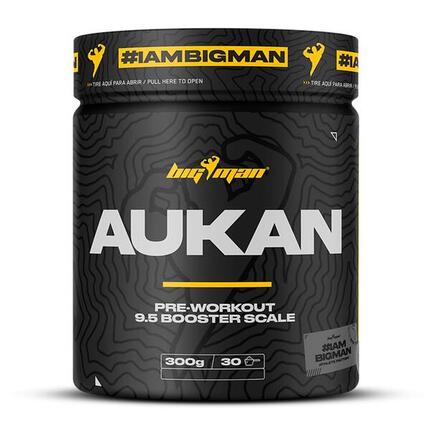 BigMan - Aukan Pre-workout 300 g - Pre-entrenamiento con estimulantes - Sabor: