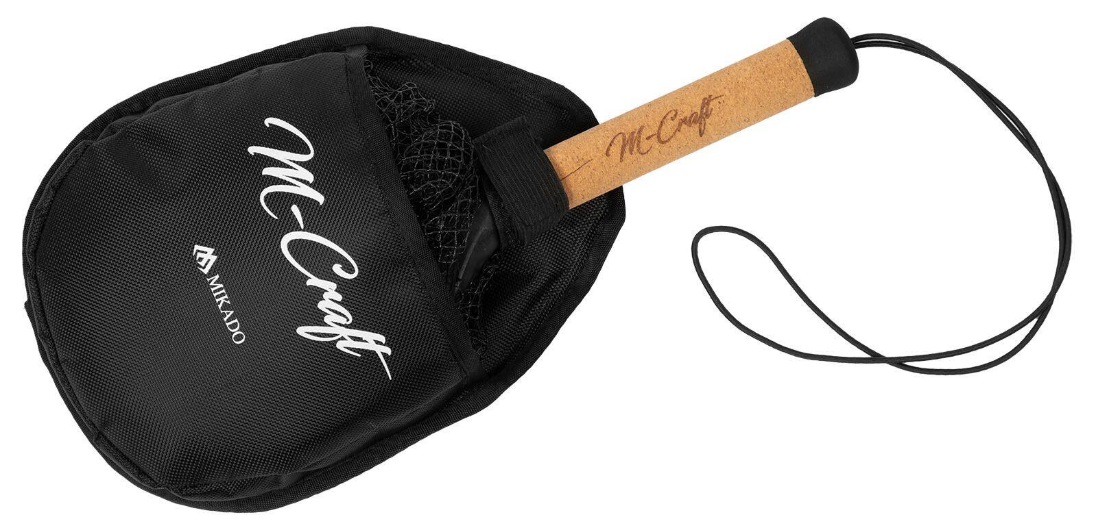 Sacadera de pesca mikado M-CRAFT 47/40cm plegable con bolsa 3/5