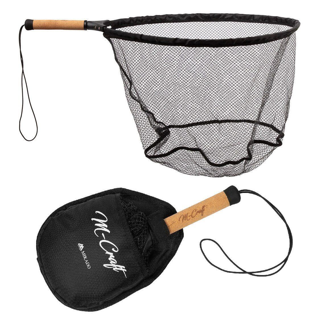 Plasa de pescuit Mikado M-CRAFT 47/40cm pliabila cu geanta