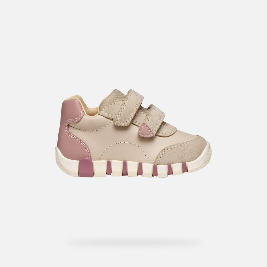 Scarpe Da Ginnastica Geox Modello B Iupidoo Girl Colore Beige 2/7