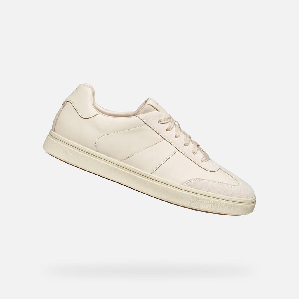 Geox - Baskets Homme U Baltmoore Blanc Cassé - Chaussures De Sport - Beige - Decathlon