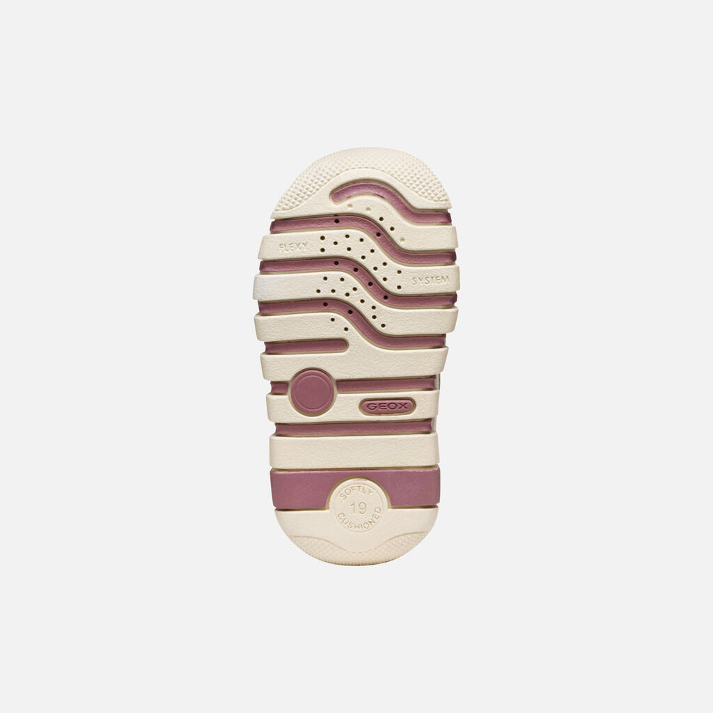 Scarpe Da Ginnastica Geox Modello B Iupidoo Girl Colore Beige 7/7