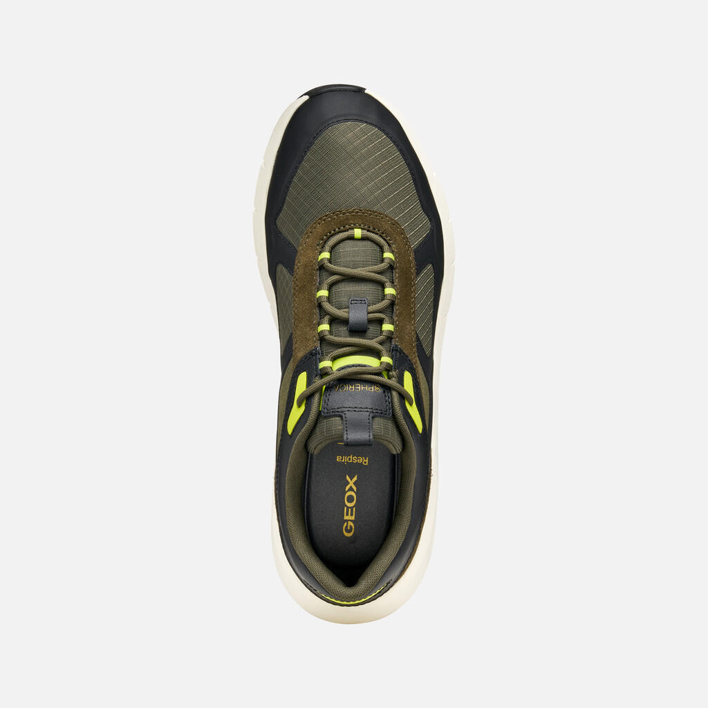 Baskets Homme U SPHERICA ECUB-5 Vert Militaire/Noir 6/7