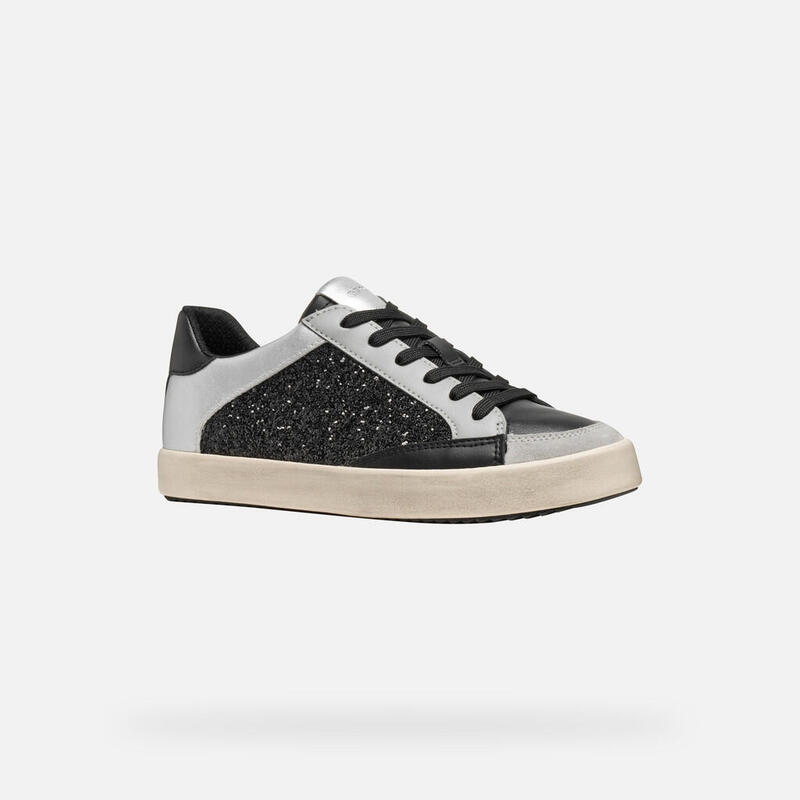 Baskets Femme Baskets Geox D BLOMIEE Beige Noir Geox