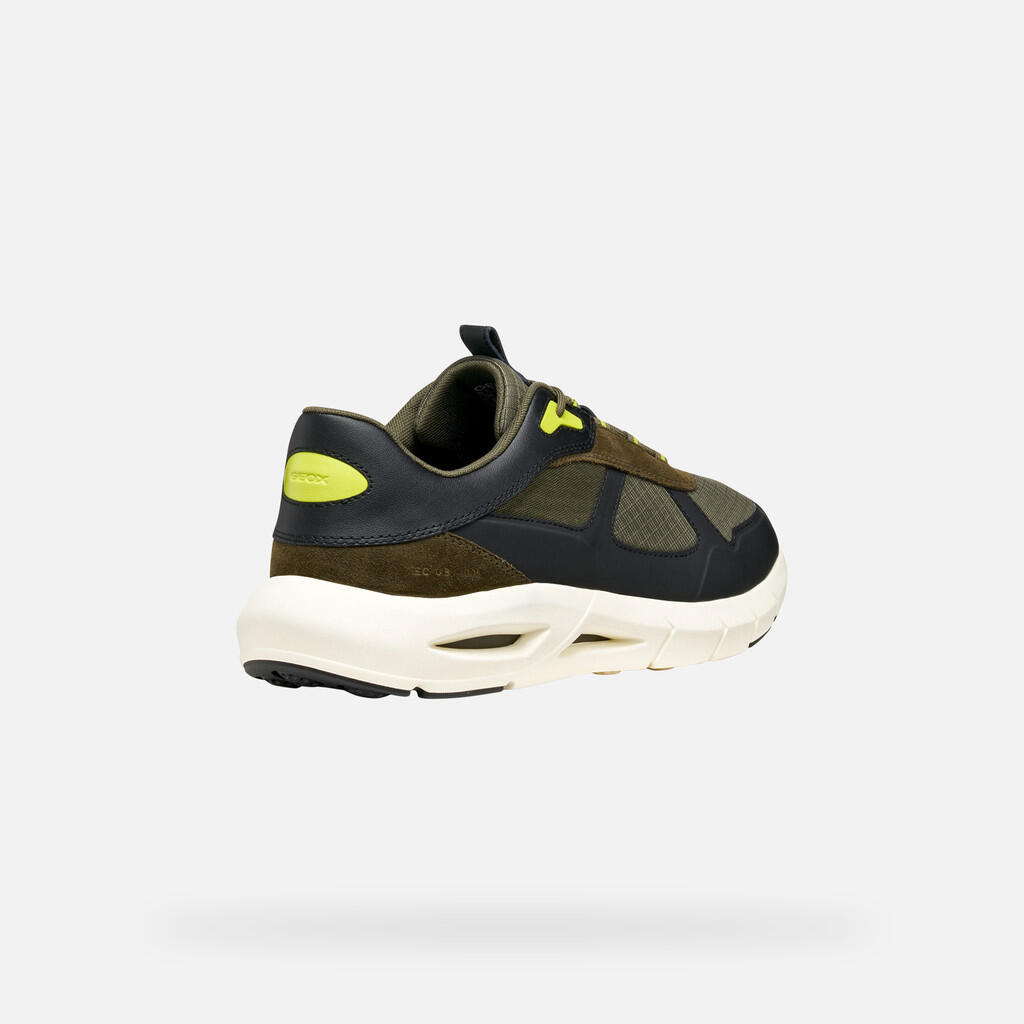Baskets Homme U SPHERICA ECUB-5 Vert Militaire/Noir 5/7