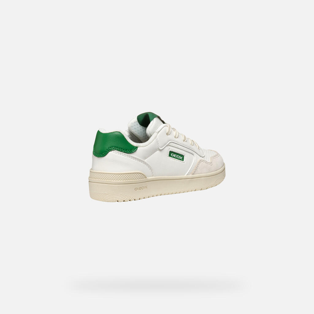 Baskets Garçon WASHIBA BOY Blanc/Vert 6/7