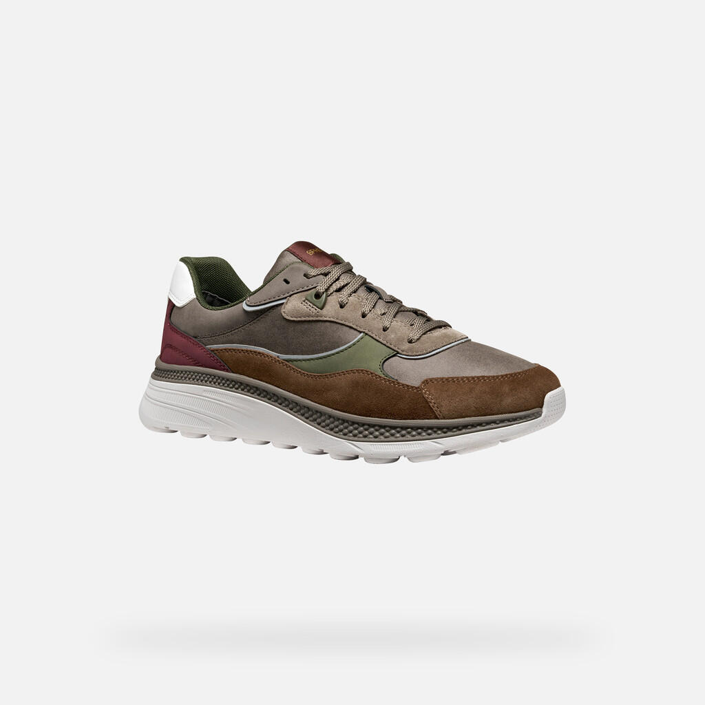 Baskets Homme U SPHERICA ACTIF X1 Beige Clair/Cognac 5/7