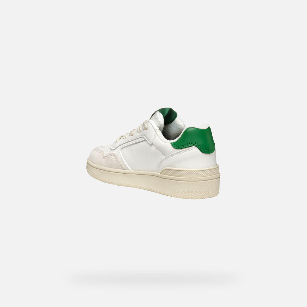 Baskets Garçon WASHIBA BOY Blanc/Vert 5/7