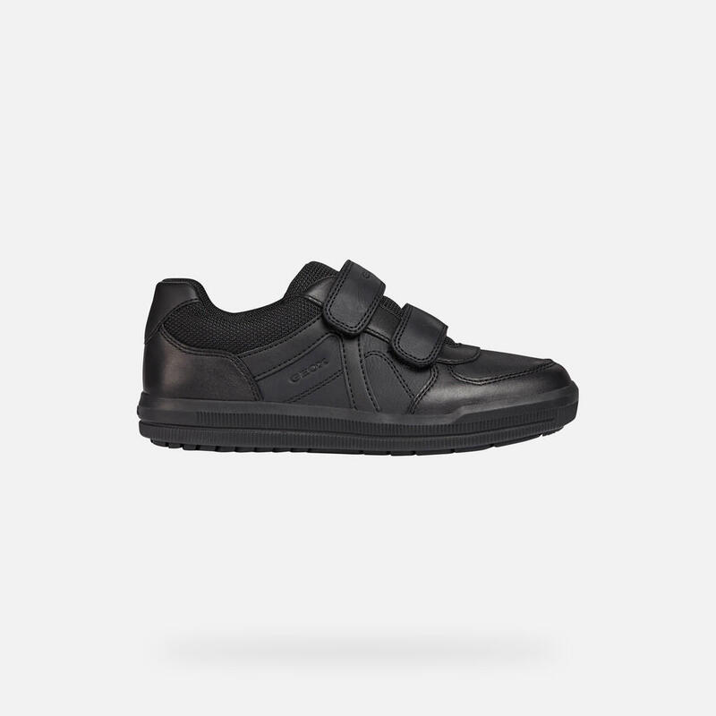 Geox Baskets J Arzach Boy E Pour Garçon, Noir, 28 EU