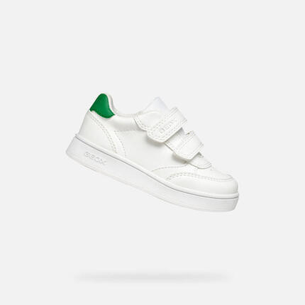 Baskets Bébé Garçon B ECLYPER BOY Blanc/Vert