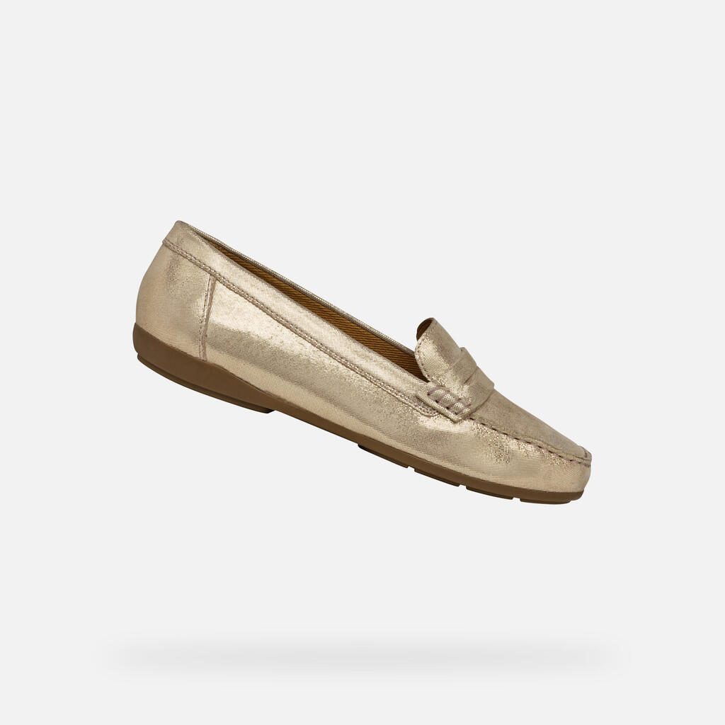 Mocassins Femme D ANNYTAH MOC Or Clair 1/7