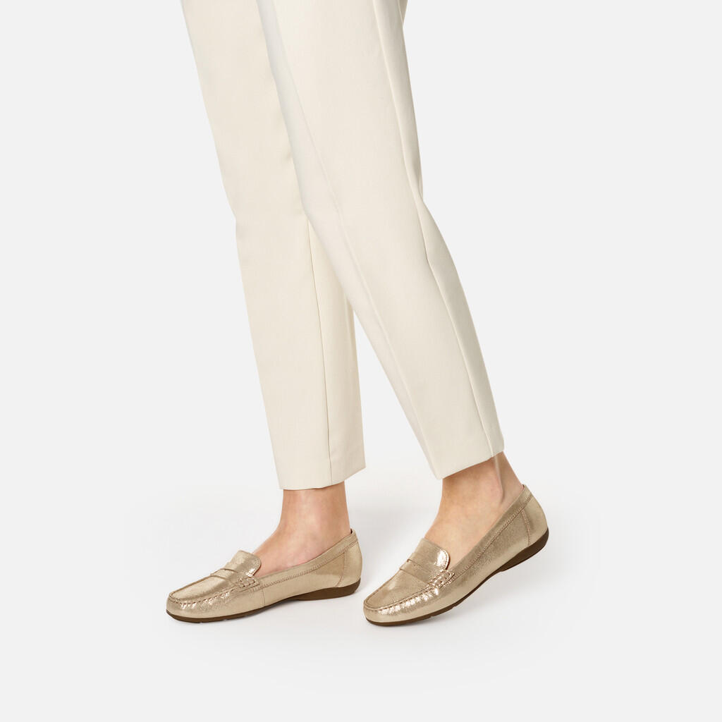 Mocassins Femme D ANNYTAH MOC Or Clair 3/7