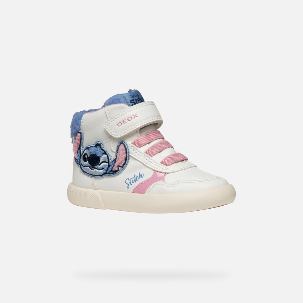 Baskets Bébé Fille GISLI BABY Blanc/Bleu Ciel 4/7