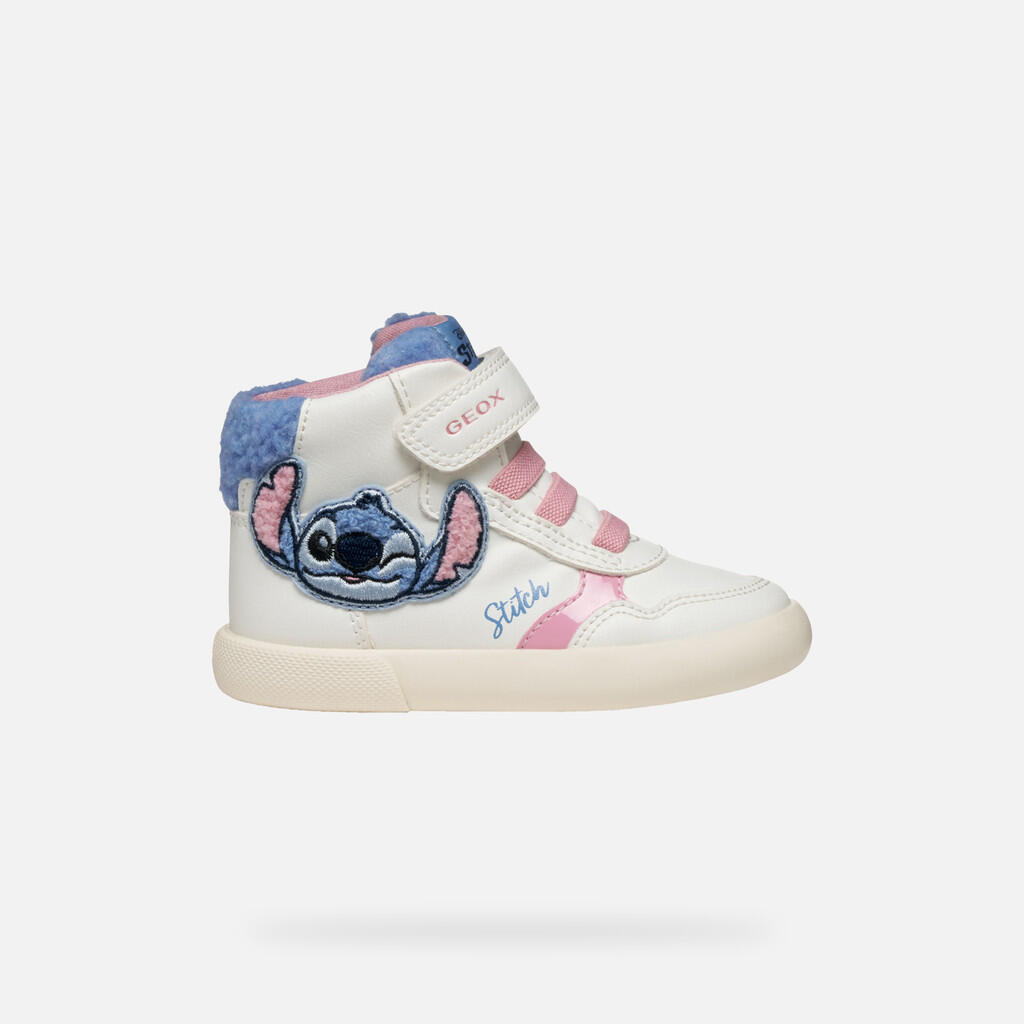 Baskets Bébé Fille GISLI BABY Blanc/Bleu Ciel 2/7