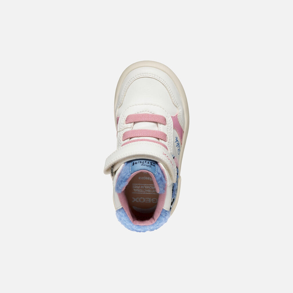 Baskets Bébé Fille GISLI BABY Blanc/Bleu Ciel 7/7