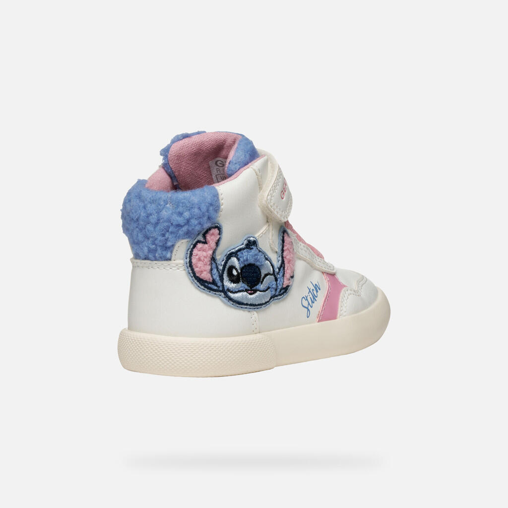 Baskets Bébé Fille GISLI BABY Blanc/Bleu Ciel 6/7