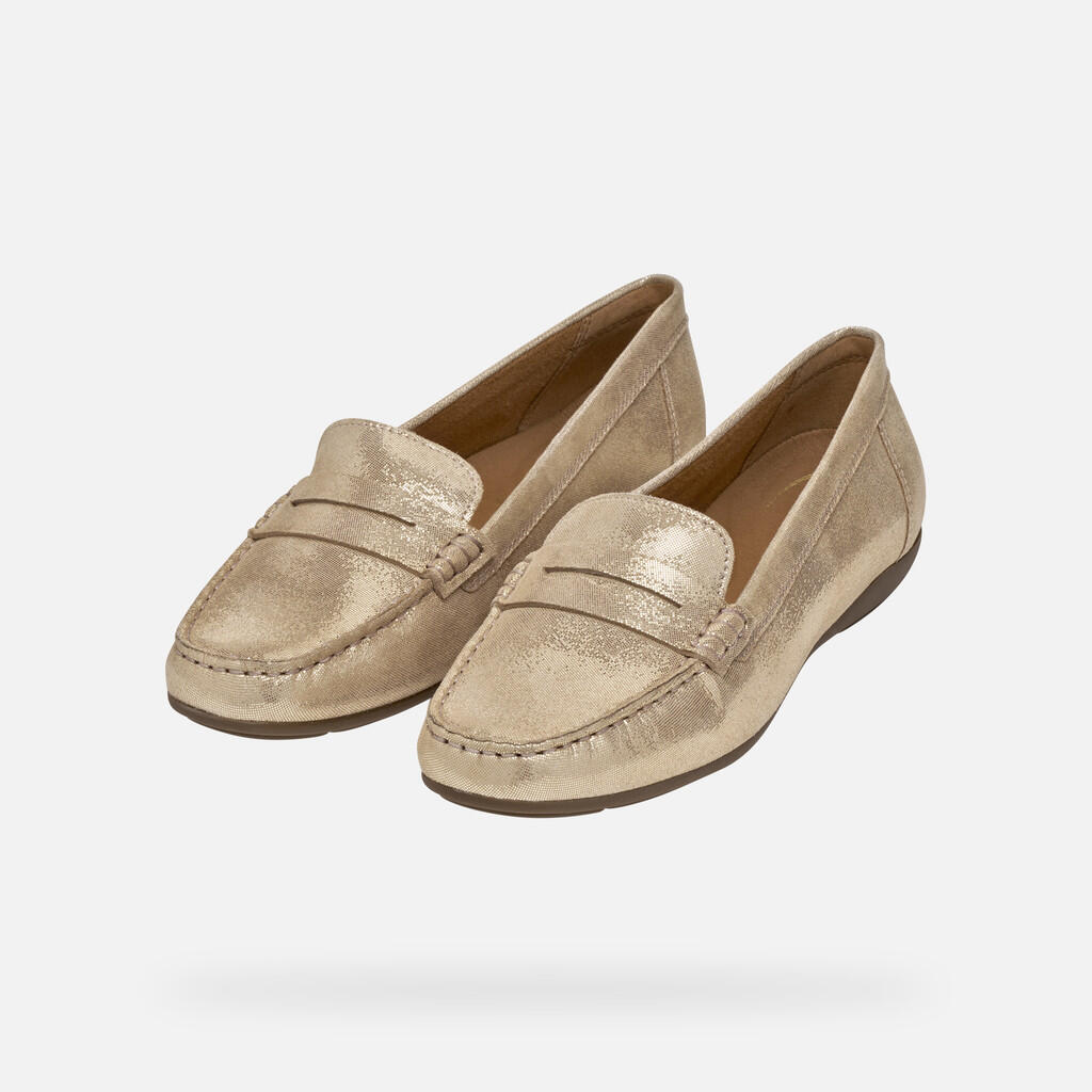 Mocassins Femme D ANNYTAH MOC Or Clair 4/7