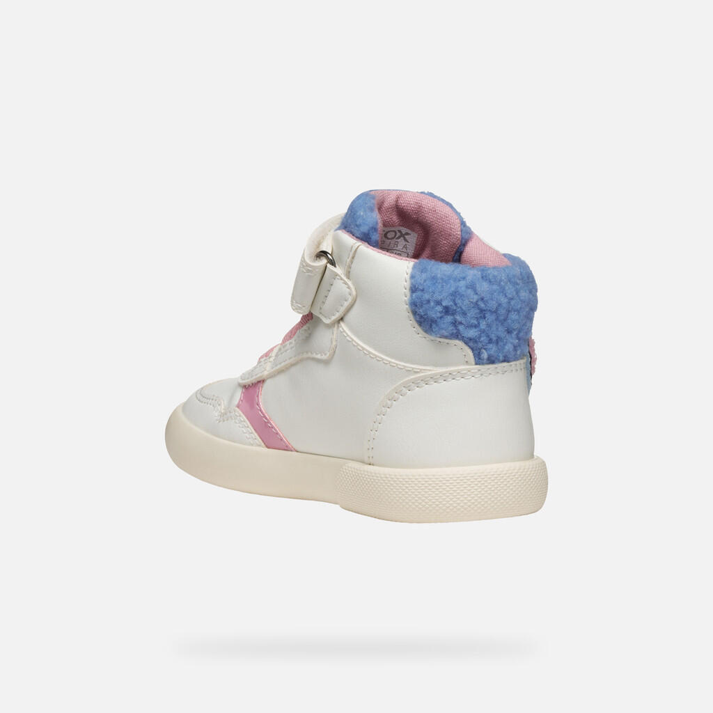 Baskets Bébé Fille GISLI BABY Blanc/Bleu Ciel 5/7