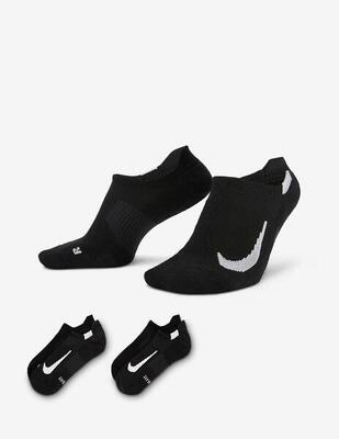 Nike multiplier hardloop sokken zwart