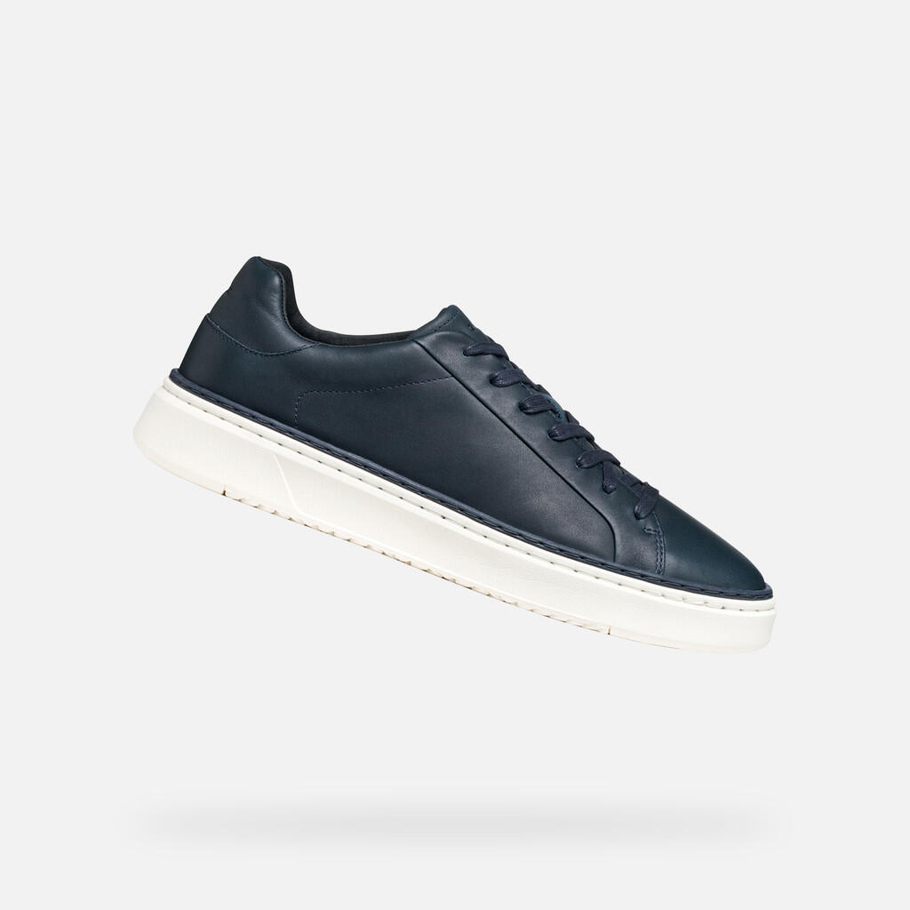 Geox - Baskets Homme U Zackerty Bleu Marine - Chaussures De Sport - Bleu - Decathlon
