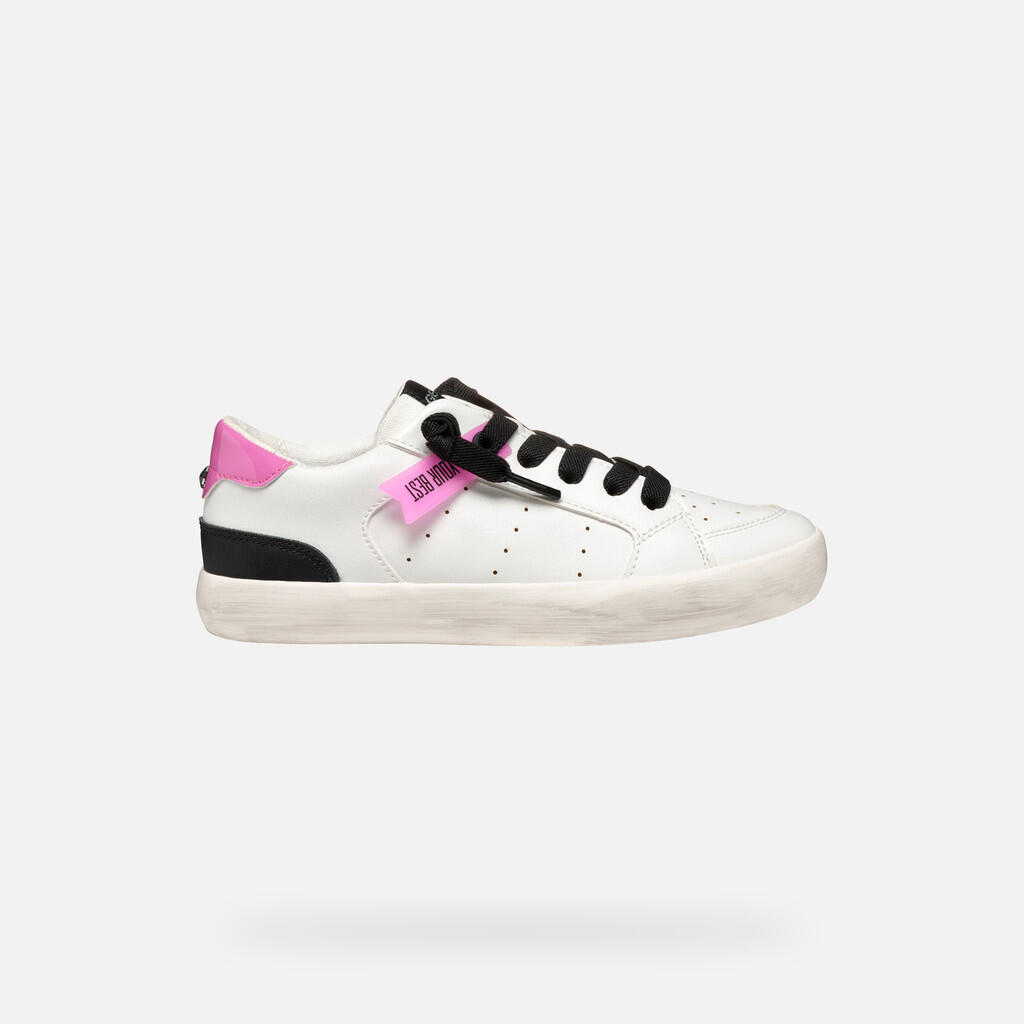 Baskets Fille GISLI GIRL Blanc/Fuchsia 2/7