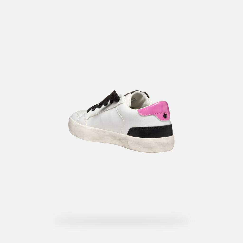 Baskets Fille GISLI GIRL Blanc/Fuchsia 5/7