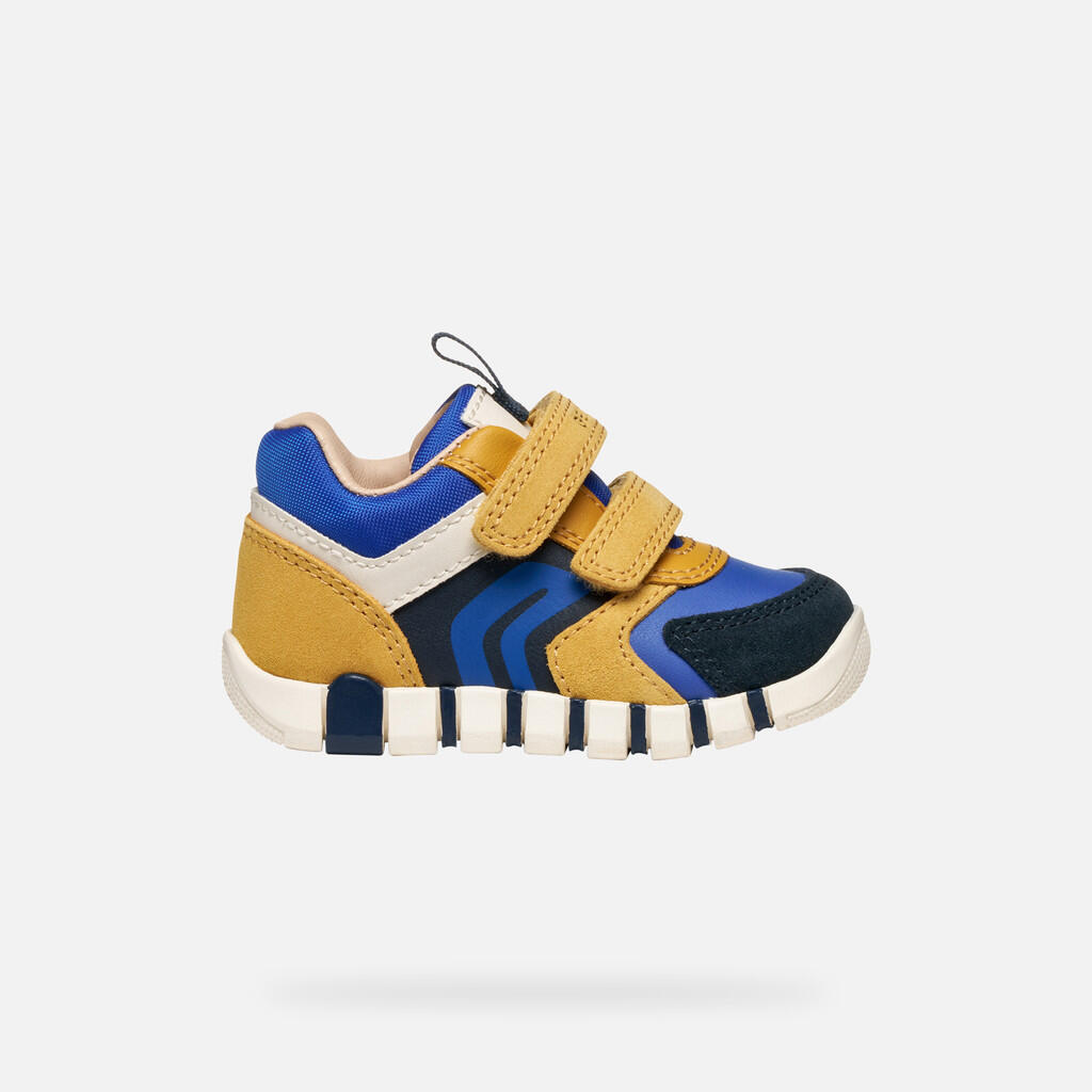 Premiers Pas Bébé Garçon IUPIDOO BABY Jaune/Bleu 2/7