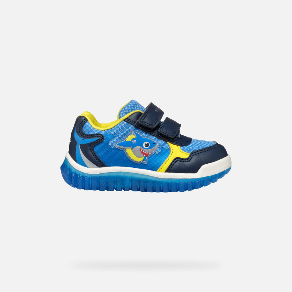 Baskets Bébé Garçon B LIGHTYLOO BOY Bleu Marine/Bleu Ciel 2/7